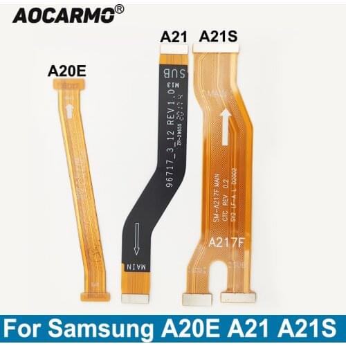 Aocarmo For Samsung Galaxy A20E A21 A215 A21S A217F Main Board Connector Motherboard Connection Flex Cable