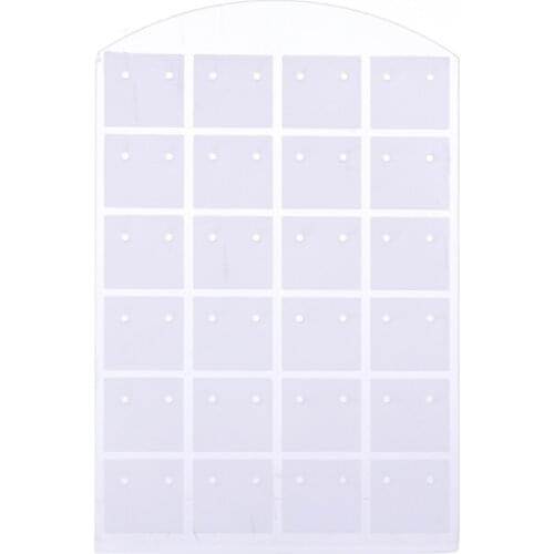 Earrings Ear Studs Display Rack Stand Jewelry Organizer Holder Showcase 48 Holes