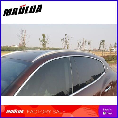 High quality screw install aluminium alloy side rail bar roof rack for Levante 2016 2017 2018 16 17 18