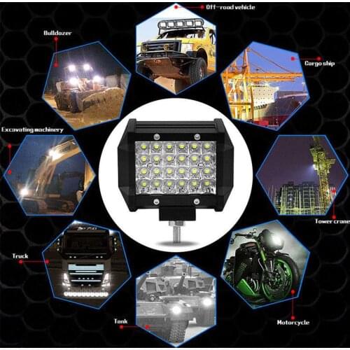 1PC/2PCS 200W 4" LED Combo Work Light Bar Spotlight Off-road Driving Fog Lamp for Truck Boat 12V 24V Headlight for ATV Led Bar