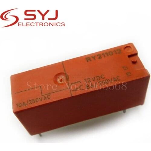 1pcs/lot Relays RY211012 12VDC 118F-1C-12V DIP-5 In Stock