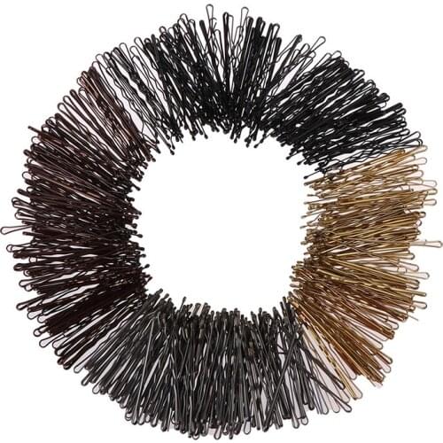 100PCS Wedding Alloy Pins Hair Clips Hairpins Barrette Hairpins Hair Accessories Black Side Wire Folder Styling Tools