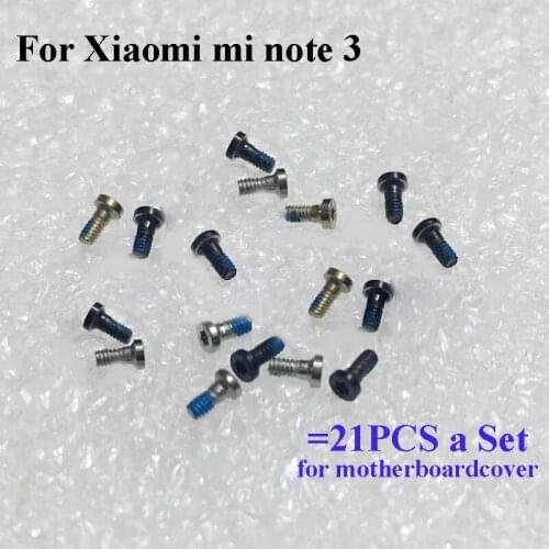 21PCS a set Screw For xiaomi note3 Mi Note 3 MCE8 MCT8 5.5'' inch mainboard motherboard Cover Screws Repair Parts Note3