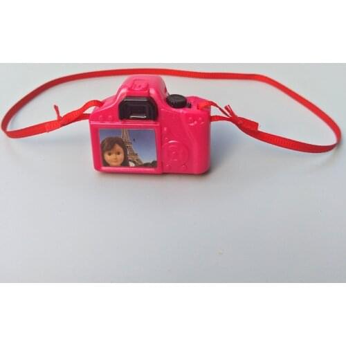 Baby Doll accessories 18 Inch american generation Doll make up set bralcet mp3 doll camera Girl Gift