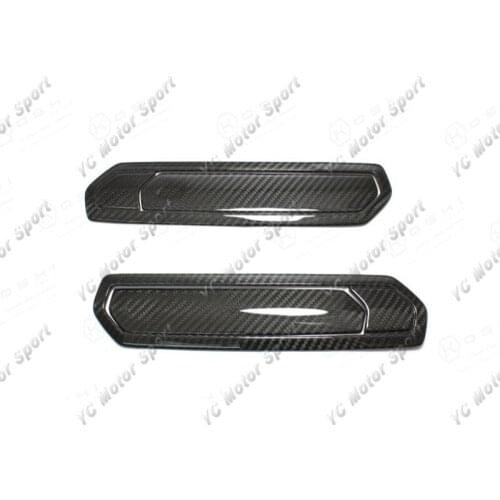 Car Accessories Dry Carbon Fiber Door Handle Cover Fit For 2014-2019 Huracan LP610-4 & LP580-2 Coupe Spyder Outer Door Handle