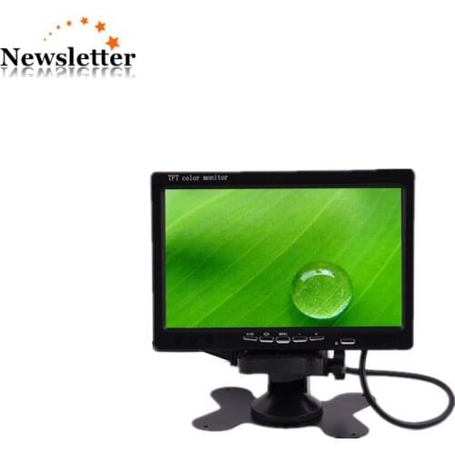 1280*600 Resolution Car Monitor 7 inch wide view Screen TFT LCD Color