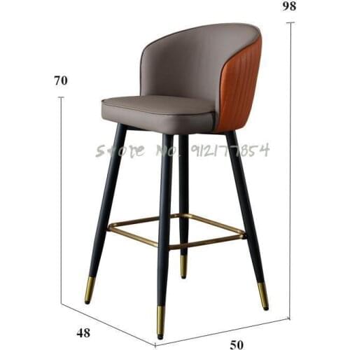 Bar Stools Home Fashion Modern Minimalist Nordic Bar Chairs Light Luxury High Chairs Net Red High Stools