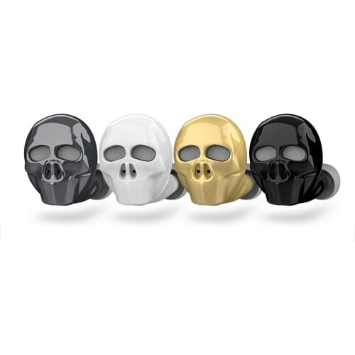 New Skull Bone Bluetooth Earphone with Microphone Noise Cancelling Hi-Fi Handsfree Bass Stereo Micro Earphone