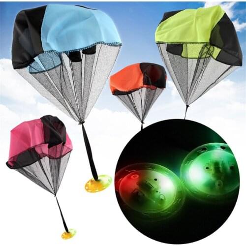 Educational Toys Play Parachute Outdoor Sports Kids Children Games 1pcs And Throwing Mini Soldier