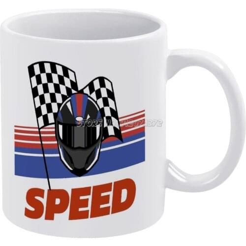 Coffee Mugs 330ml Creative Travel Mug and Cup Office Drinkware Mugs Tazza Speed Helmet End Lifestyle Contest Competitor Motorcy