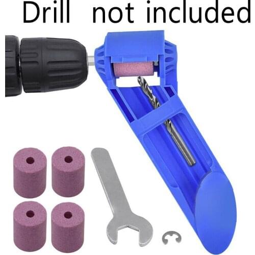 Lightweight Drill Sharpener Compact Sharpening Tool Millstone Portable Bit