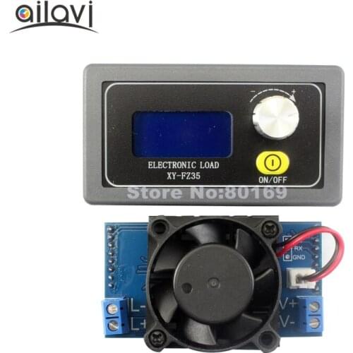 5A35W Multifunctional Battery Capacity Tester Adjustable Constant Current Electronic Load USB Charger Tester