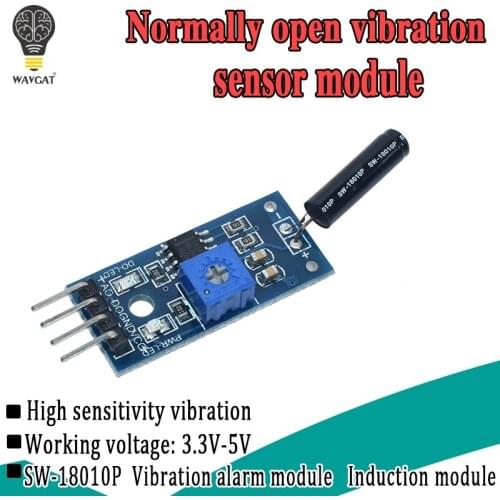 Vibration Sensor Module Normally Opened Type SW18010P Vibration switch alarm sensor module for arduino Diy Kit