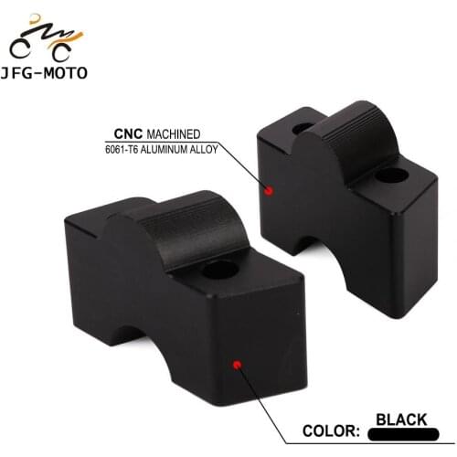 Motorcycle CNC Fat Bar Handlebar Riser Clamps Adapter For Kawasaki ER6N ER-6F 2012-2016 Z650 Z 650 Z-650 2017 Pit Dirt Bike