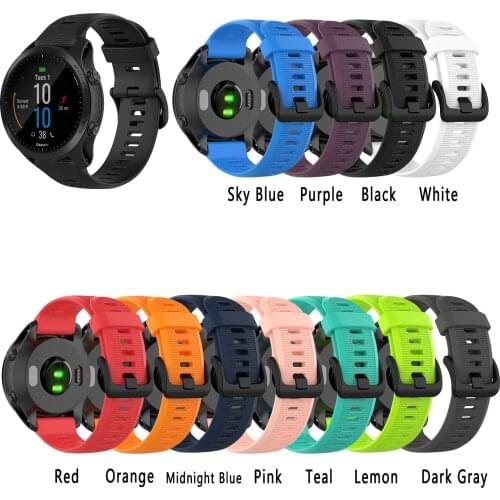 Washable Silicon bands for Garmin 945 smartwatch Silica Strap Garmin 945 2019 Official Glossy Men Women Lightweight Sports Strap