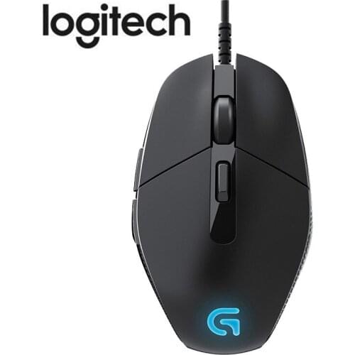 Original Logitech G302 Daedalus Prime MOBA Gaming Mouse 6 Buttons 4000DPI Wired Mouse for PC Computer Game Mice