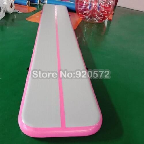 5m*1m*20cm Inflatable Tumbling Air Track Bouncy Mat Airtrack with Free Air Pump 500W Training Yoga Cheerleading Mattress