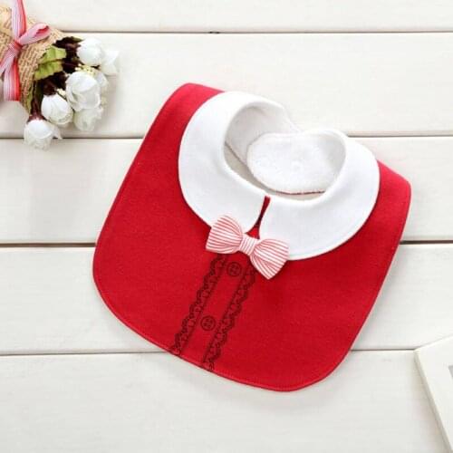Babies Bibs Waterproof Bib Baberos Babador Bavoir Fashion Necktie Bow Infant Saliva Towel Baby Accessories