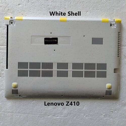 New For Lenovo Z410 Bottom Loxwer Cover LCD Back Shell White Shell AP0T1000410BLX10BF1801101AQ
