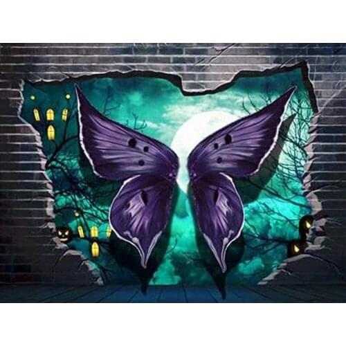 PDMDOG 5d Diamond Painting Full Drill Square Animal Landscape Diamond Embroidery Butterfly Rhinestones Mosaic Decor For Home