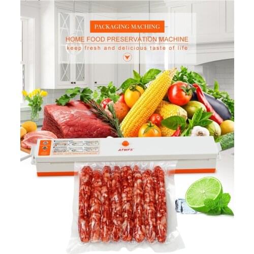 Portable Vacuum Sealing Packaging Machine Using For Meat Vegetable Fruit Fast Sealer Device Keep Fresh