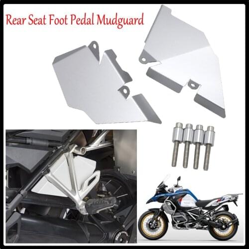 R1200GS R1250GS Rear Seat Foot Pedal Mudguard Fender Recess Cover For BMW R 1250 GS ADV R 1200 GS ADV 2013-2020 Motorcycle