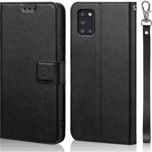 Luxury Flip leather case For on Samsung Galaxy A31 back case For Samsung Galaxy A31 A 31 A315F SM-A315F Cover
