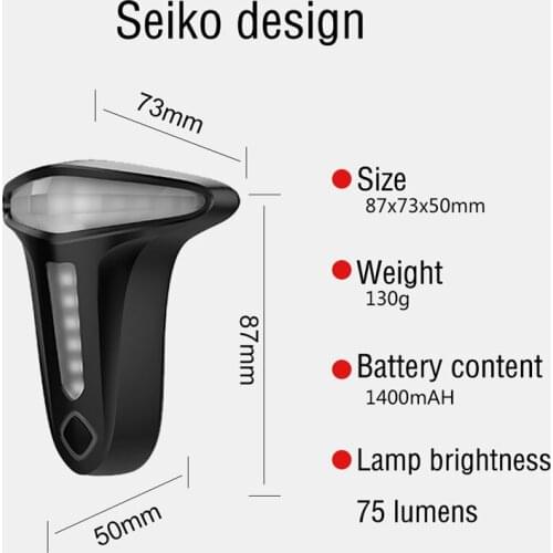 Sensoring Brake Bike Tail Light Auto Start Stop LED Flashlight Smart Bicycle Rear Light USB Rechargeable for Bike Accessories