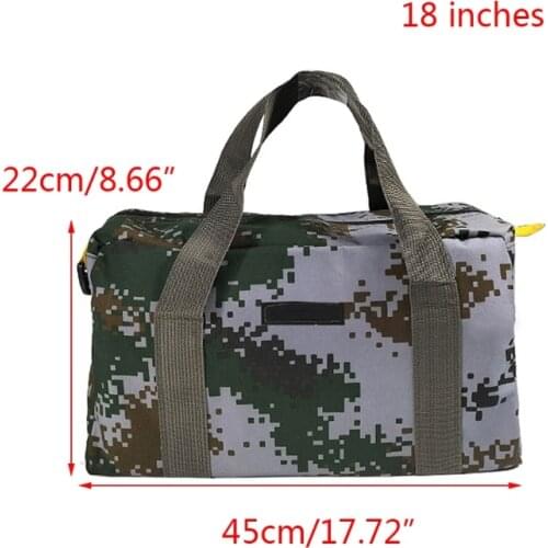 Wide Mouth Tool Bag Shoulder Strap Handbag Garden Tool Tote Bags Portable Home Tool Organizer for storage Hand Power Too P15F