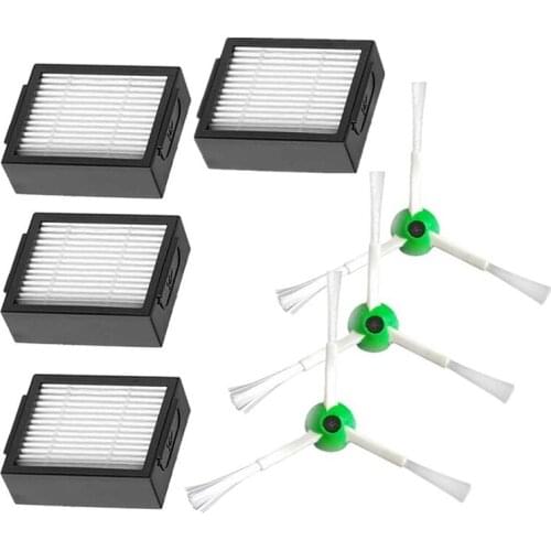 7PCS Filter Hepa for IRobot Roomba I7 I7 + E5 Robot Vacuum Cleaner Replacement Set , IRobot I7 Accessories