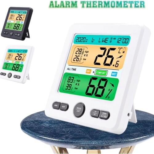 Wall/Desktop Digital Temperature Hygrometer LCD Numerical Display Indoor Thermometer Humidity Meter Analysis Instruments