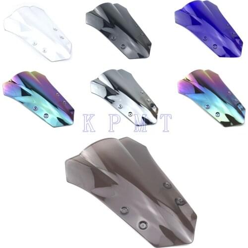 For Yamaha MT-09 Tracer MT09 FJ09 FJ-09 2015 2016 15 16 smoke Windshield WindScreen Double Bubble MT 09 FJ 09
