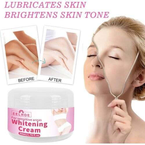 10/20/30/50gWhitening Cream Bleaching Face Body Lightening Cream Underarm Armpit Legs Knees Private Parts Whitening Cream