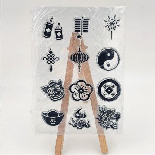 11*16cm Flower buttons Transparent Clear Stamps / Silicone Seals Roller Stamp for DIY scrapbooking photo album/Card Making