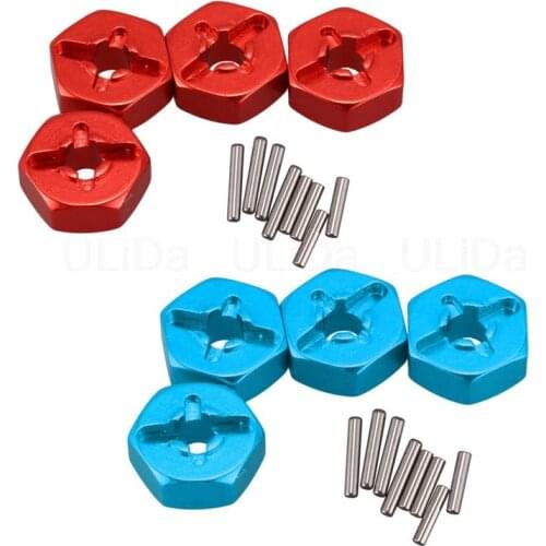 12mm Aluminum Wheel Hex Hub Adapter Mount Thickness 5mm For 1:14 Wltoys 144001 124018 124019 RC Car Replacement Accessories