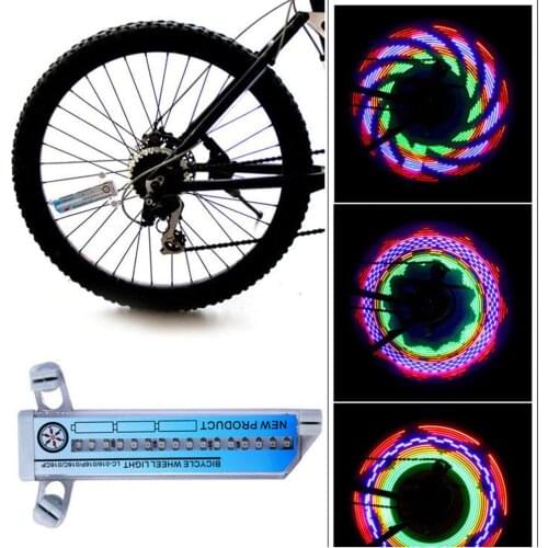 3D Bicycle Spoke LED Lights Illuminate The Streets With Fancy Bike Wheel Lights Colorful LED Colorful Bike Wheels Light