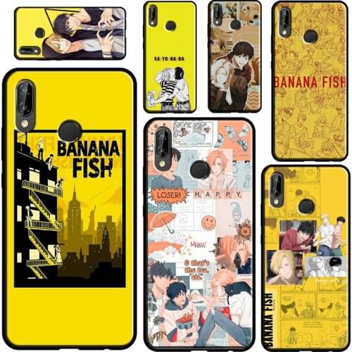 Banana Fish Anime Case For Huawei P30 P40 P10 P20 Lite P Smart 2021 Nova 5T Cover For Honor 20 Pro 8X 9X 10i