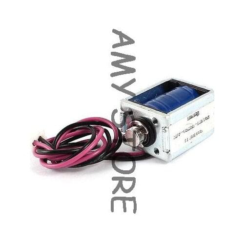 DC12V 0.125A 1.5W Open Frame Pull Type Solenoid Electromagnet 1mm 120g 4mm 20g