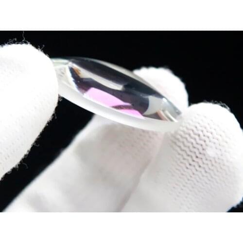 Diameter 25mm Focal Length 50mm Plano-convex Lens Magnifying Optical Glass Lens Prism Processing Plant