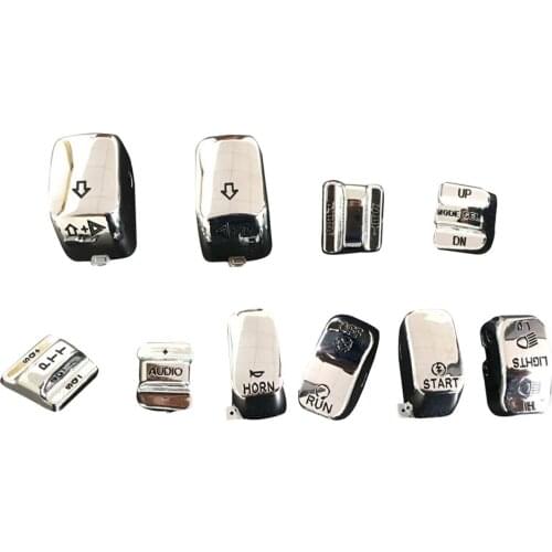 Chrome Switch Housing Buttons Cap Cover Fits For Touring Electra Glide