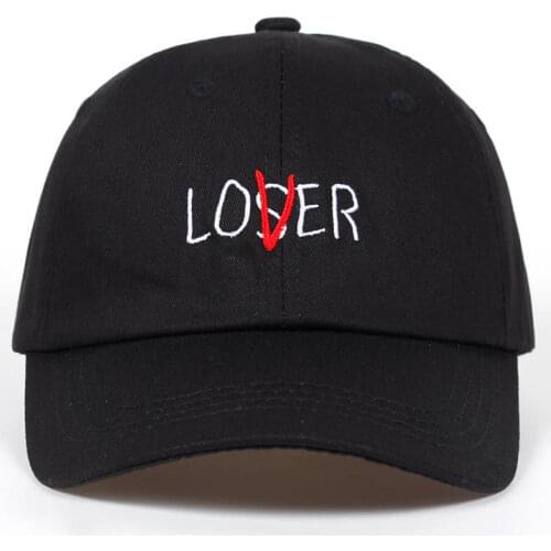 Lover Loser embroidery baseball cap 100% cotton adjustable fashion dad hat women men summer spring hip hop caps all matched