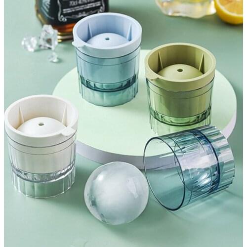Whiskey Ice Ball Maker Mold Sphere for Whiskey Cocktail Frozen Clear Silicone Ice Cube Form Tray Mould Reusable Bar Tools