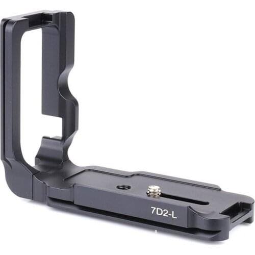 Metal L Shape Plate Bracket Vertical Shoot Quick Release Plate Camera Holder Suit For Canon 7D Mark II 7D2