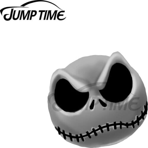 Jump Time 13 x 9cm For Nightmare Before Christmas Skellington Car Stickers Decals Vinyl Car Wrap Auto Bumper Car Styling Decor