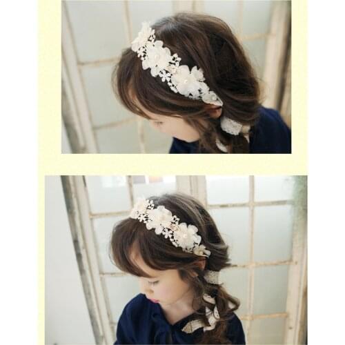 New fashion princess baby headdress girl flower head flower hair band baby photo photography props studio photo accessories