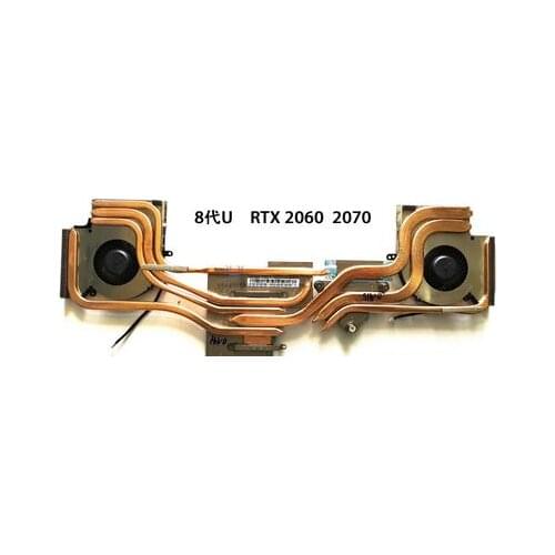 New CPU Cooling Heatsink & Fan For GL63 1660TI RTX2060/2070 MS-16P7 Laptop Radiators Brushless Cooler