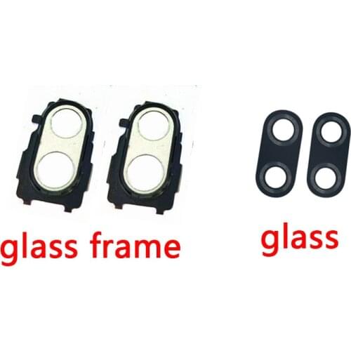 Genuine New for Xiaomi Redmi Note 7 Note7 Back Rear Camera Lens Glass Cover with Metal Frame Holder Replacement Parts