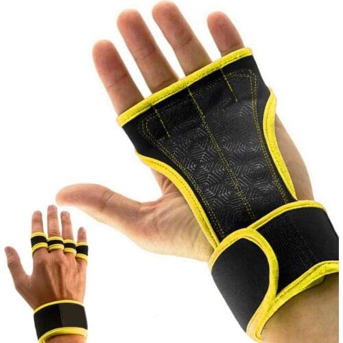 Women Men Half Finger Gloves comfort Anti-Slip Breathable Wrist Support Fitness Weight Lifting Dumbbell Sports Handwear