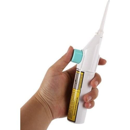 Portable Air Dental Hygiene Floss Oral Irrigator No Batteries Dental Water Jet Cleaning Tooth Mouthpiece Mouth Denture Cleaner