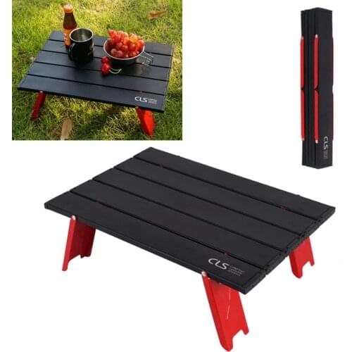 Camping Mini Foldable Table for Outdoor Picnic Barbecue Tours Tableware Light Folding Computer Bed Desk Portable Travel Tables